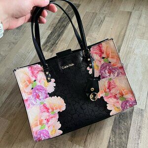 Calvin Klein Floral Tote Bag